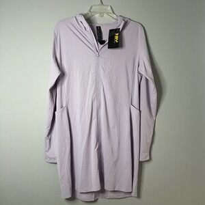 TBY Travels Together With You Zip Up Hooded Lightweight Athleisure Jacket Size M